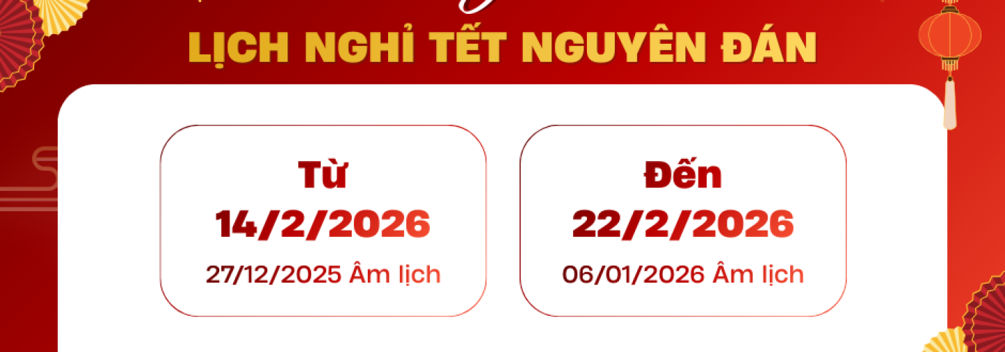 Lịch nghỉ Tết 2026