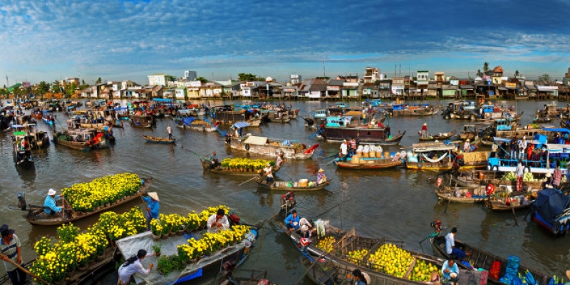 HÈ 2026: MỸ THO – CẦN THƠ DU THUYỀN MARINA – CHỢ NỔI CÁI RĂNG – KDL MỸ KHÁNH 2N1Đ